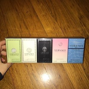Versace gift set mini fragrances for men and women